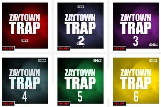 Zaytown Trap Vols.1-8 WAV MiDi-DECiBEL