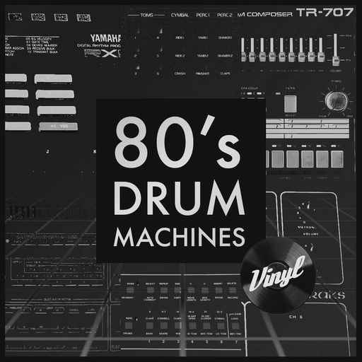 80s Vinyl Drum Machines WAV-UHUB