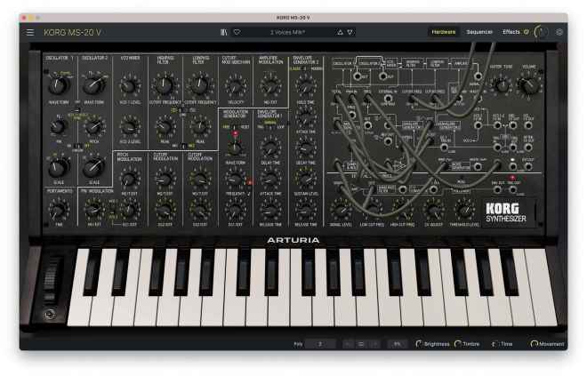 KORG MS-20 V v1.3.3.6106 U2B macOS-MORiA