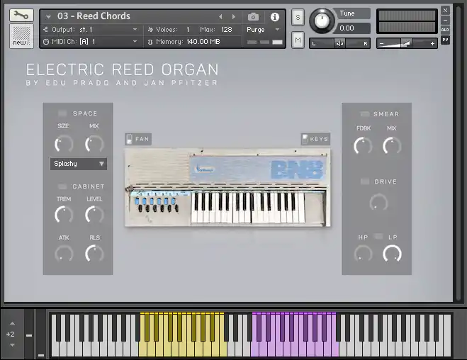 Electric Reed Organ KONTAKT