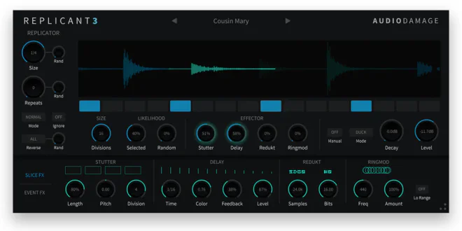 Audio Damage Replicant 3 V3.0.6 Win Mac Linux Oshie Magesy