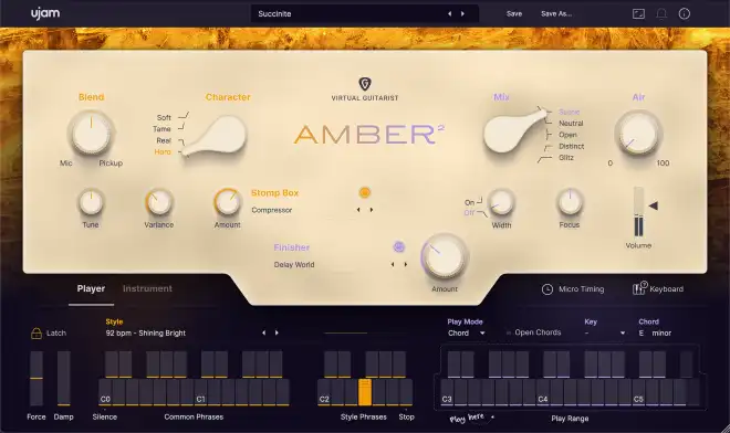 uJAM Virtual Guitarists AMBER2 v2.3.0 macOS-MORiA