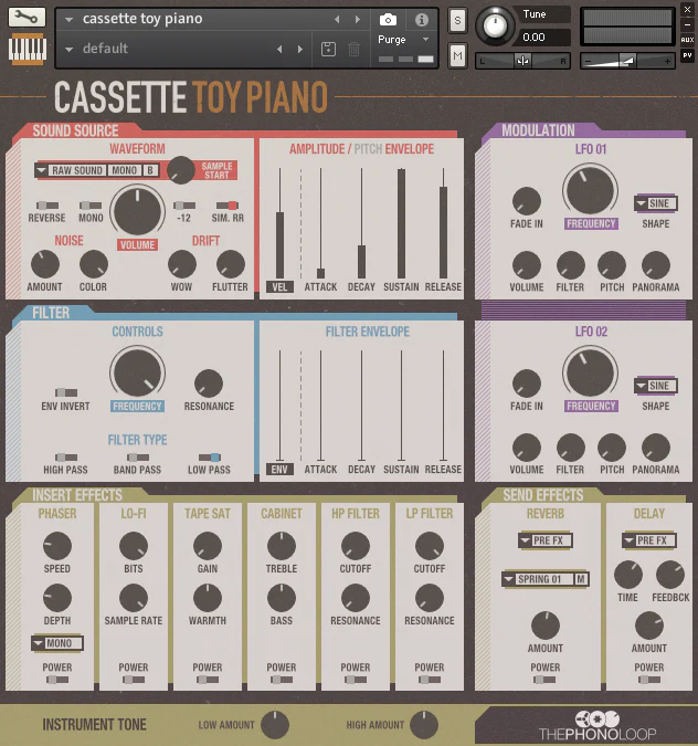 Cassette Toy Piano Kontakt