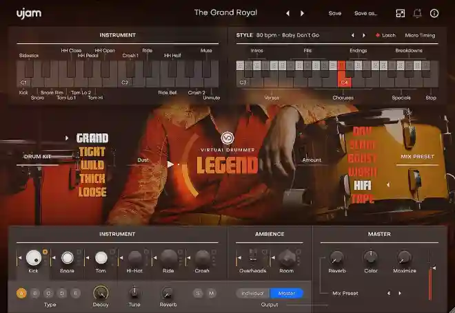 Virtual Drummer Legend V2.4.0 Win R2r Magesy