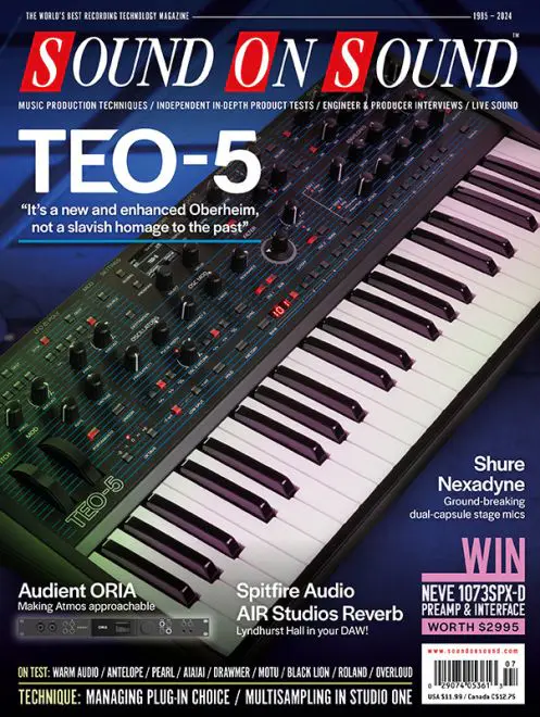 Sound On Sound UK USA July 2024-MaGeSY