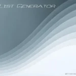 Song List Generator v5.3 WiN