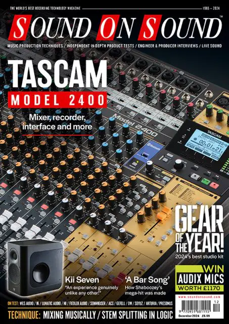 Sound On Sound UK/USA December 2024 PDF-MaGeSY