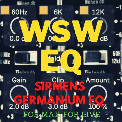 WSW Siemens EQ Plug-In For MAX FoR LiVE-MaGeSY