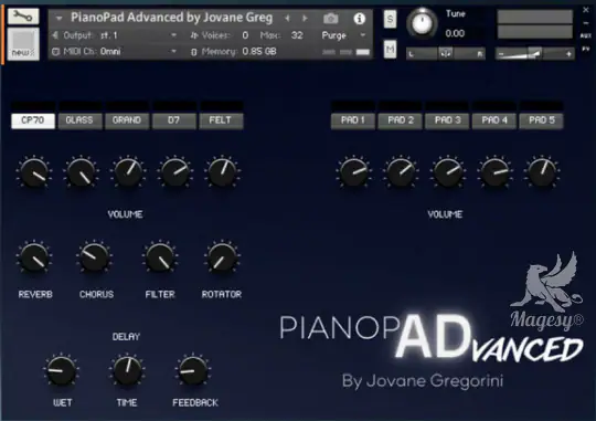 PianoPad Advanced KONTAKT-MaGeSY