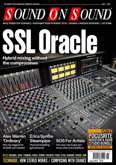 Sound On Sound UK-USA August 2025 PDF-MaGeSY