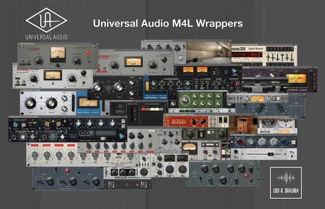 UAD Wrappers For MAX FoR LiVE M4L AMXD