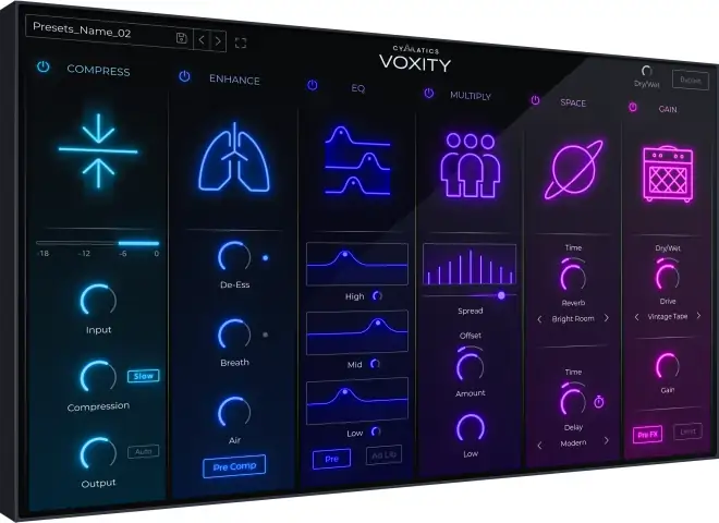 VOXiTY Vocal Mixing Plugin v0.8.0 WiN MAC-GTA-MaGeSY