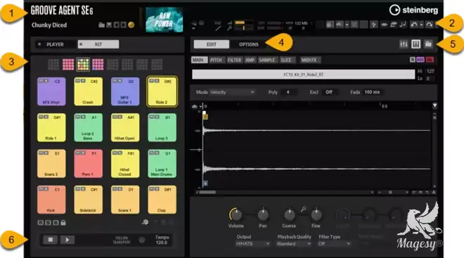Groove Agent 6 SE 6-MaGeSY Groove Agent 6 SE 6-MaGeSY