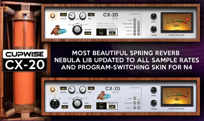 CX20 Spring Reverb For NEBULA-ARCADiA-MaGeSY CX20 Spring Reverb For NEBULA-ARCADiA-MaGeSY