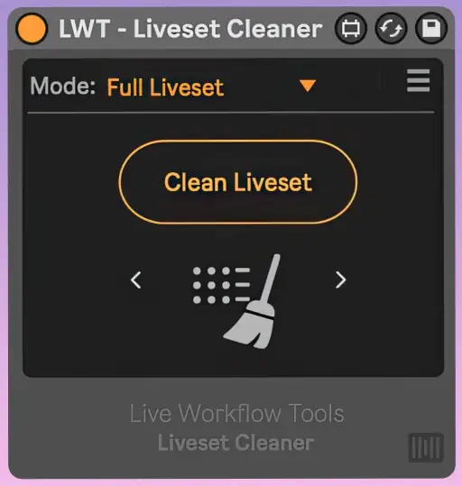 Liveset Cleaner For MAX For LiVE-FANTASTiC-MaGeSY Liveset Cleaner For MAX For LiVE-FANTASTiC-MaGeSY