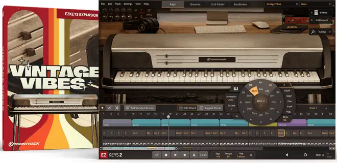 Vintage Vibes v1.0.0 EZkeys 2 EXPANSiON EKX-MaGeSY