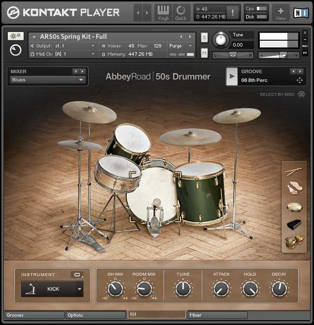 Abbey Road 50s Drummer v1.2.2 KONTAKT