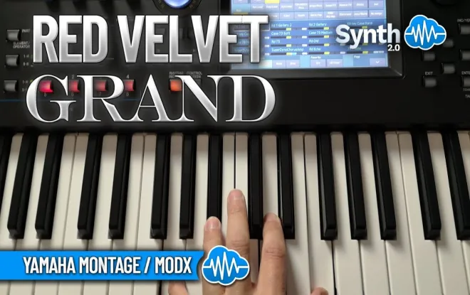 Free Download Complete Red Piano Collection V1 Yamaha MONTAGE M X7L-ARCADiA