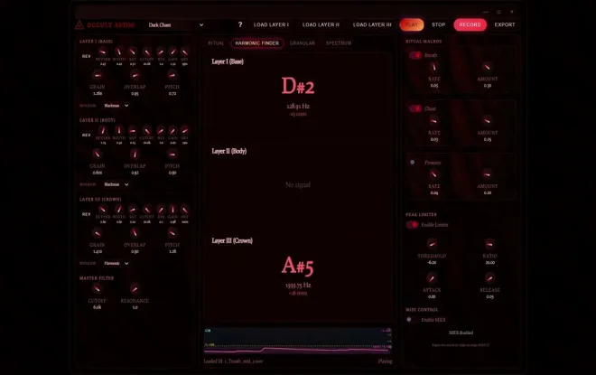 Free Download Occult Audio Engine v1.0.0 STANDALONE x64 WiN-BTCR