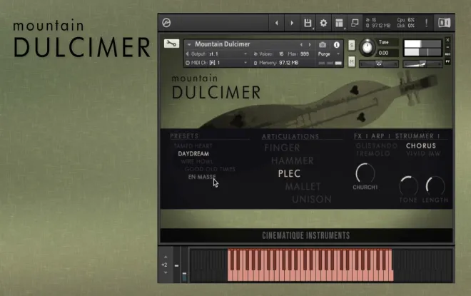 Free Download Mountain Dulcimer KONTAKT