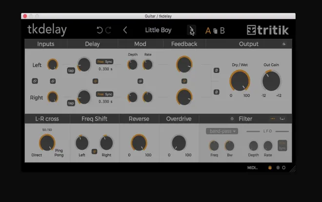 Free Download tkDelay v1.5.0 AU VST AAX WiN MAC-R2R