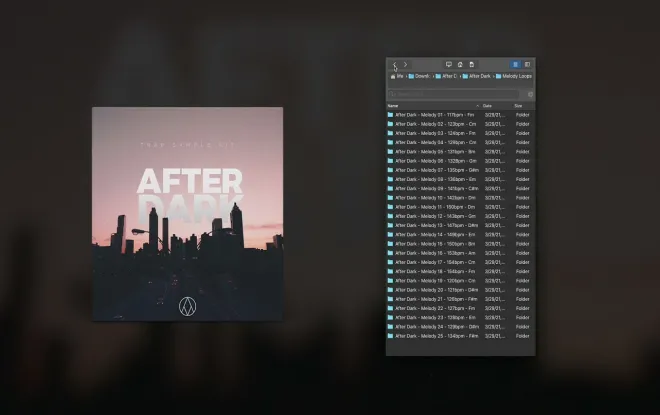 Free Download After Dark: Trap And Hip Hop Samples MiDi WAV